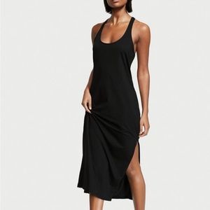 Victoria’s Secret black maxi sleep dress, size XS